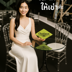 เก้าอี้คลิสตัล เช่า